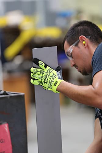Mechanix Wear: The Original E5 Work Gloves - Cut Resistant, Touch Capable (XX-Large, Fluorescent Yellow) - Image 3