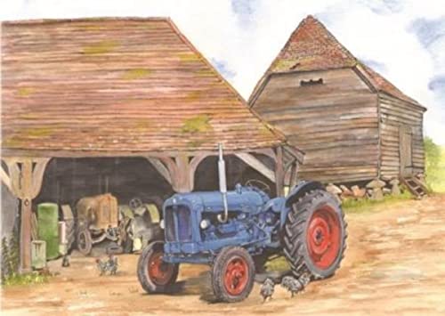 Rompecabezas de tractor Fordson Major de 1000 piezas y dimensiones 69x48 cm