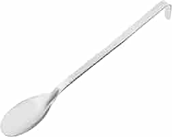 Luxshiny Edelstahl Schlitzlöffel 26cm - Servierlöffel Mit Abtropffunktion