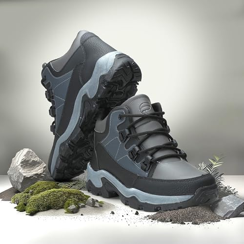 Image of SNOW Casual Comfort Hiking Trekking Sports Walking Fashion Mid-Top Mountain Boots