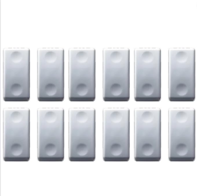 Serie System White Gewiss Dispositivi Modulari per Impianti Civili e Commerciali (Deviatore Unipolare 16A, Pezzi 12)