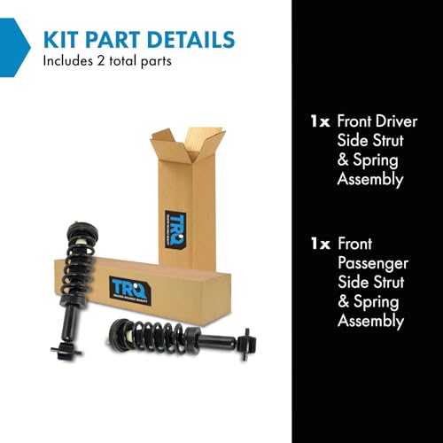 Image of TRQ Front Strut and Spring Assembly Set 2 Piece | For 2014 Ford F-150