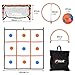 Flick Urban Tekkers Pack 4-in-1 Football Training Equipment for Kids - Tic-Tac-Toe Skills Game Includes Mini Football Goal, x2 Passing Hoops, Exclusive High Grip Mini Football & Football Goal Target