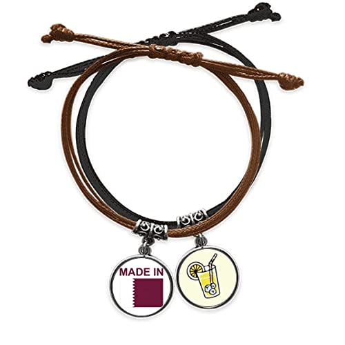 Bracelet cordon Le Qatar en cuir : le cadeau idéal et authentique fait main
