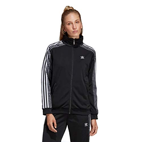 Veste de jogging adidas femme noire zippée et confortable - Réf DU9879