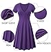 FENSACE Womens Sundresses for Women Tshirt Daphne Wig Purple