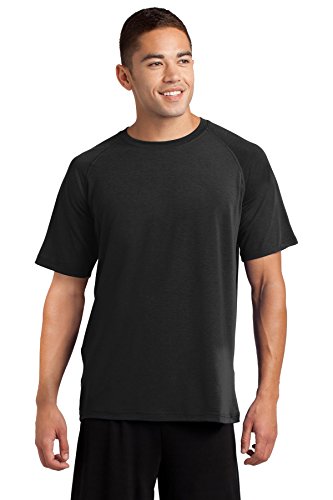 SPORT-TEK Unisex Ultimate Performance Crew Black