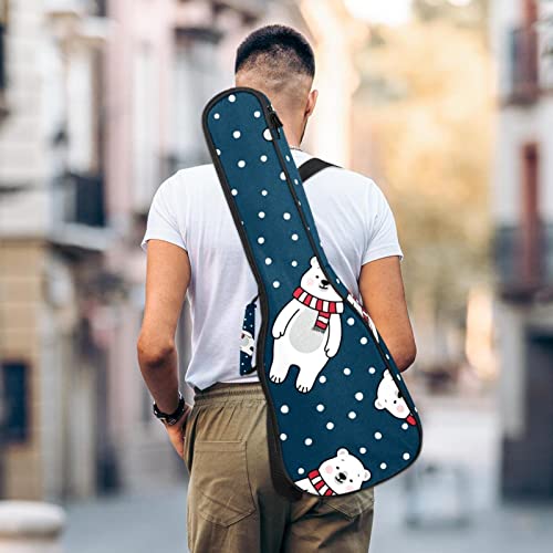 Housse pour ukulélé – Motif ours polaire à pois – Rembourrage en éponge de 10 mm d’épaisseur – 53,3 cm – Avec sangles… - Les Beatles, Paul McCartney, John Lennon, RIngo Starr, George Harrison Housse pour ukulélé - Motif ours polaire à pois - Rembourrage en éponge de 10 mm d'épaisseur - 53,3 cm - Avec sangles… – Image 6
