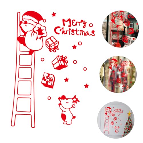 Vinilo Decorativo Santa Claus Rojo 60x38 cm miniatura 6