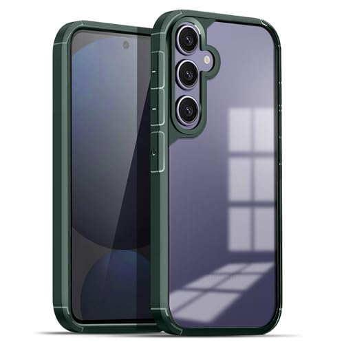 Image of KARWANBack Cover |Shockproof Bumper Case | Full Camera Protection | Raised Edges | Super Soft Side TPU | Bumper Case for Samsung Galaxy S23 -Green
