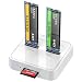 Produktbild AOJUE Dual-Bay M.2 NVME/SATA-Gehäuse, externes Festplattengehäuse, SD Express Kartenleser USB 3.1 Gen2 10 Gbit/s M.2 Type-C SSD Dock station für PCIe M-Key B&M Key SSD (unterstützt kein Klonen)
