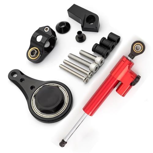Stabilisateur de direction Kawasaki ZX6R 05-06 anti-guidonnage kit complet CNC