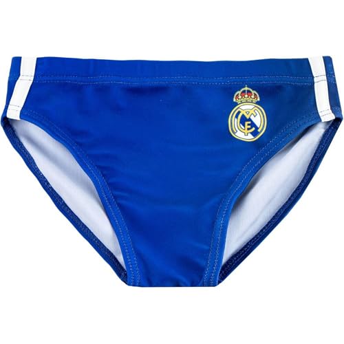 CERDÁ LIFE'S LITTLE MOMENTS Slip de Baño Real Madrid para Niños, Bañador Oficial Ajustado y Cómodo | Ropa de Natación Infantil con Escudo para Piscina y Playa