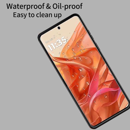 Image of BLACKSHEEP Tempered Glass Screen Guard For Motorola Razr 60 5G / Motorola Razr 60 Ultra 5G Cellphone Unbreakable Membrane Tempered Film With Front And Back Coverage Installation Kit- (Transparent 1)