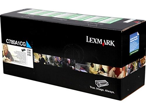 Toner cyan Lexmark C782N évitez les traces de lignes avec la cartouche d'origine