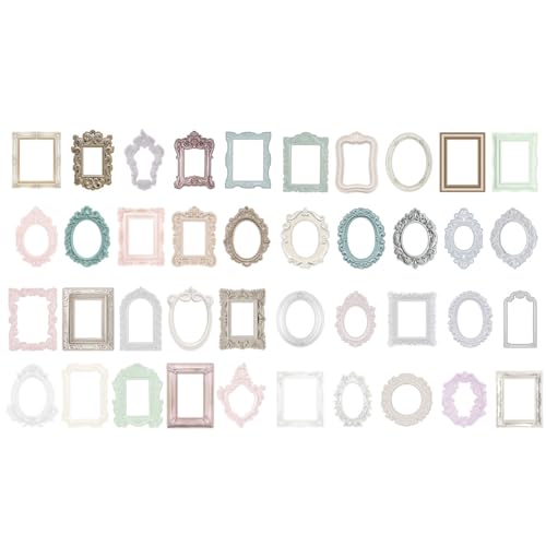 20 Fogli Carta Scrapbook Cornici Pizzo Vintage - Per Album Foto E Diari Creativi - Foto 3