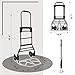 Olympia Tools 250 LB Aluminum Folding Hand Truck with Telescoping Handle - Light Weight Foldable Hand Truck Trolley Dolly Moving Cart with 2-Wheels & Ergonomic Handle for Travel, Home & Office Use