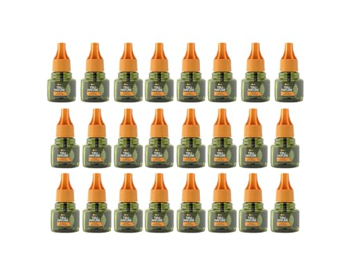 Image of Tru Nature Herbal Mosquito Repellent Liquid Refill 45 ML - Pack of 24 | Fit for All Machines | Paediatrician Certified | Effective for 45 Nights | Plant Based | Chemical Free