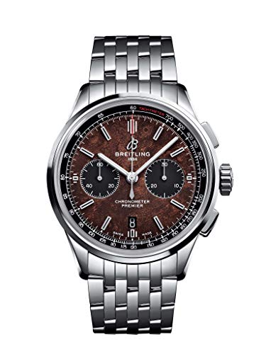 Breitling Premier B01 Chronograph 42 Bentley Centenary Limited Edition Unique Brown Burl Elm Dial AB01181A1Q1A1