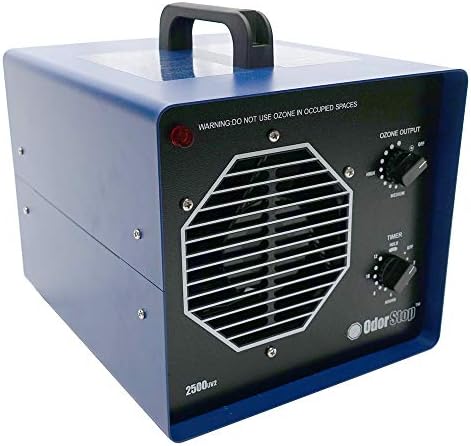 OdorStop OS2500UV2 Professional Grade Ozone Generator/UV Air Purifier for Areas of 2500 Square Feet+, For Deodorizing and Purifying Medium Occupied Spaces Such as Garages and Basements