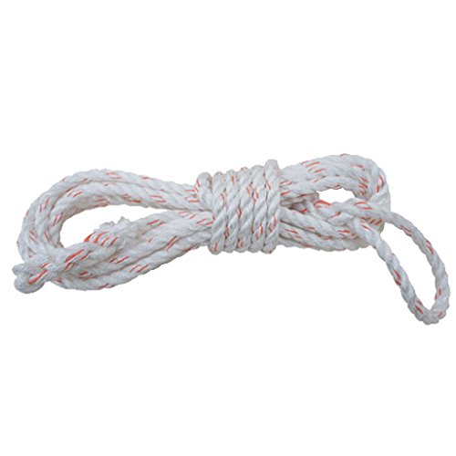 Outfitters Supply Durable Sling Rope; 25ft in Length; for Horse and Mule Packing; Used to Secure Mantied Loads to a Pack Saddle; Features A Pre-Braided Loop; PolyPlus …