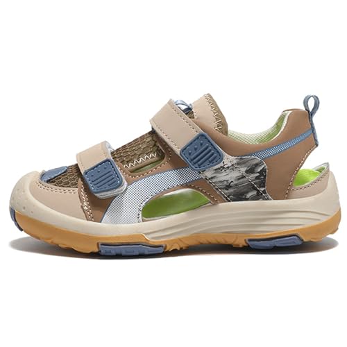 WUIWUIYU Boys Girls Outdoor Casual Closed Toe Sport Sandals Beach Water Swimming Athletic Summer Mesh Shoes2
