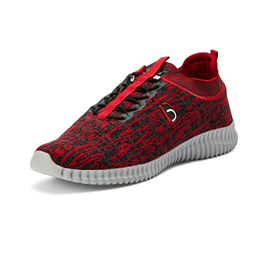 Bourge Mens Loire-114 Red Running Shoes - 9 UK (43 EU) (10 US) (Loire-114-09) (B07QRBGTCM) Amazon Price History, Amazon Price Tracker