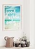 Beach Good Vibes Only (Set of 4) Art Print - 8x10 (Unframed) | Transform Your Space with Tranquility Art Print | Captivating Coastal Scenes to Elevate Your Home Decor | Farmhouse Decor | Wall Decor #5