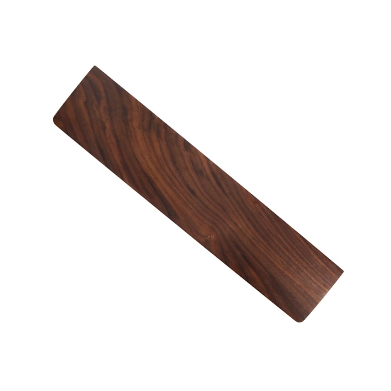 Handgelenkauflage 440mm aus Walnussholz für Tastatur