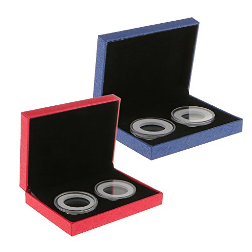 sharprepublic 10 Stuks Dubbele Munthouder Display voor 38 Mm / 40 Mm Herdenkingsmunten Volwassenen Kinderen Verzamelaars - Afbeelding 6