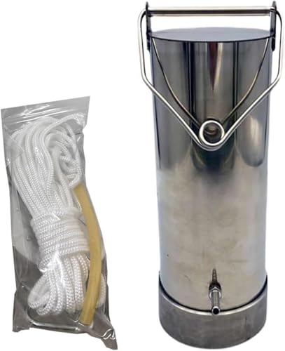 Tubo de muestreo de líquidos, Sistema de cucharón de muestreo de Agua de Acero Inoxidable 304, muestreador de Vaso de péndulo con cucharón, colector de cubeta de muestreo para escuelas, labo
