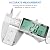 Digital Caliper, 6 Inch Caliper Tool with Extra Large LCD Screen, Auto-Off Feature, Easy Switch from Inch Metric Fraction, Stainless Steel Vernier Caliper Measuring Tool for DIY/Household