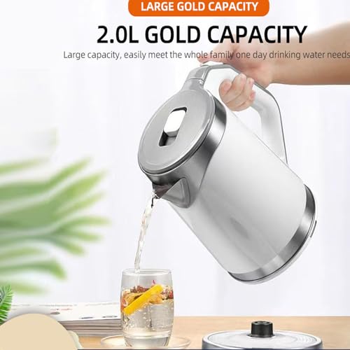 Hervidor eléctrico acero inoxidable 2L 1500W miniatura 3