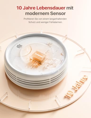 X-Sense Smart Rauchmelder ohne Basisstation, XS0D-MR, 3 Stück – Ansicht 5