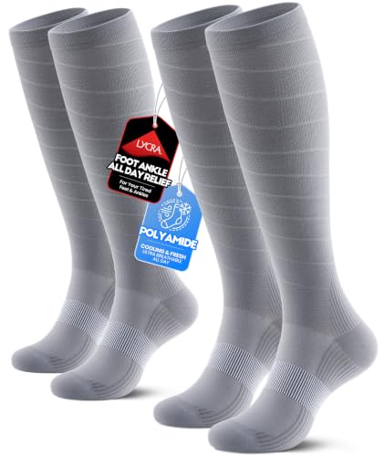 Compression Socks Women & Men for Nurse Travel Flying Running Cycling