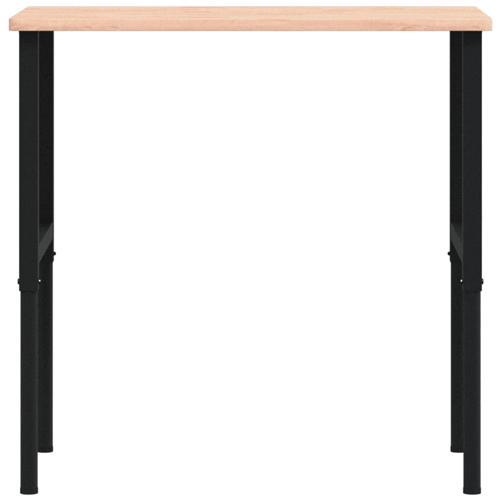 vidaXL Banco da Lavoro 100x60x(71,5-98) cm Legno Faggio Rettangolare, tavolo da lavoro, postazione da lavoro, banco da lavoro in metallo