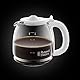 Russell Hobbs Kaffeemaschine [Digitaler Timer, Brausekopf für optimale Extraktion&Aroma] Inspire Weiss (max 10 Tassen, 1,25l Glaskanne, Warmhalteplatte, 1100W) Filterkaffeemaschine 24390-56