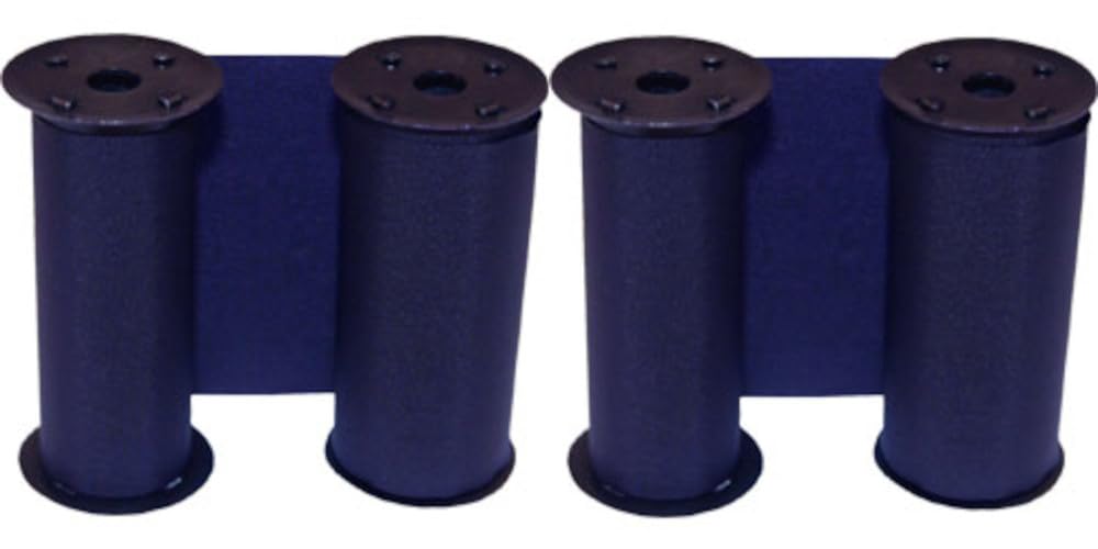 COMPUMATIC (2 Pack) Replacement Ribbon for Acroprint 125 and 150 Time Recorders, Blue Ink