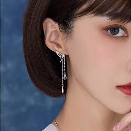 Boucles d'oreilles papillon légères anti irritation avec aiguille confort - 3
