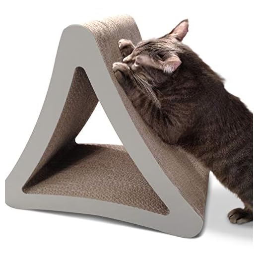 Three‑Sided Recycled Cardboard Scratcher