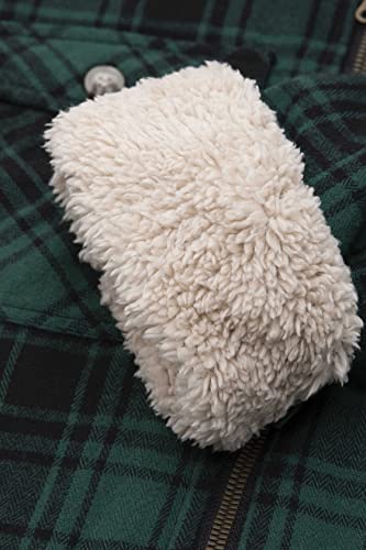 Image of ZENTHACE Boys Sherpa Fleece Lined Flannel Jacket