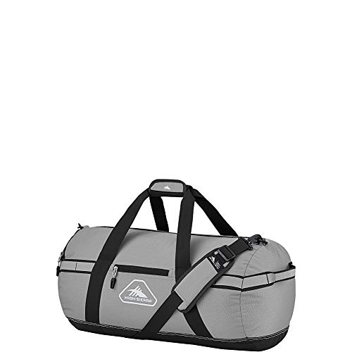 High Sierra Packed Cargo Duffel Bag, Charcoal/Black, X-Small (20inches)