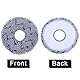QUARKZMAN 4Stk Staubsauger Tücher Mopp Pads Tücher Mopp Pads Roboter Staubsauger Zubehör für Ecovacs für Deebot X1 T10 Turbo/ X1/ X2/ T10/ T20 Ersatz Pads