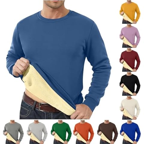 Men's Fleece Lined Casual Sweatshirt Cover