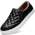 STQ Loafers for Women Memory Foam Slip On Sneakers EleeS Quilted 1.0 Comfort Fall Shoes