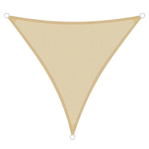 Brigros - Vela Parasole Triangolare HDPE 180g/m² Resistente Raggi UV