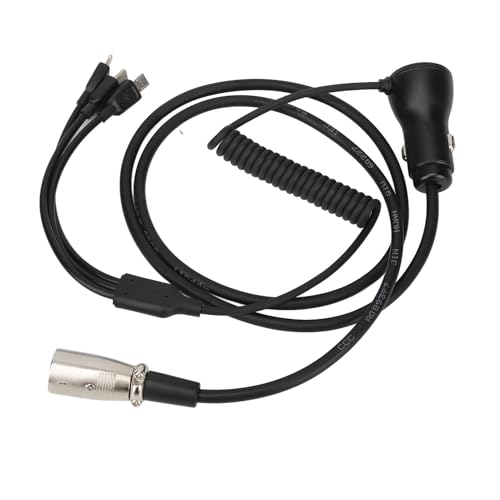Cable de carga rápida para múltiples dispositivos en moto y silla 7