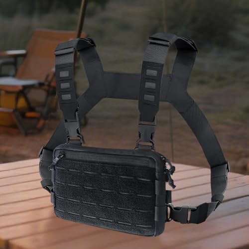 Mochila chaleco de pecho para camping running y escalada en montaña 2