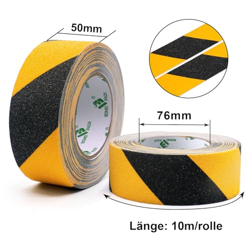 BOMEI PACK Anti-Rutsch Klebeband für Treppen