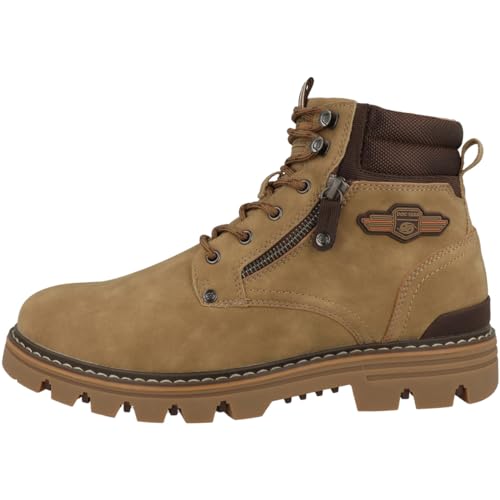 Dockers by Gerli Botas con cordones para hombre 53HX003, Marrón 53hx003 600300, 45 EU